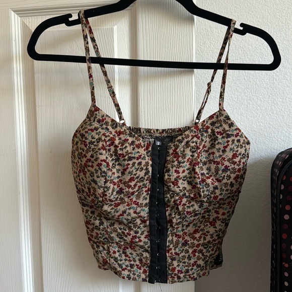 Tilly’s FULL TILT Hook N Eye Womens Eyelet Corset - Picture 1 of 4